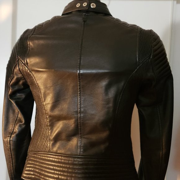 RUDSAK Classic moto leather jacket XS *NWOT* - Picture 9 of 9